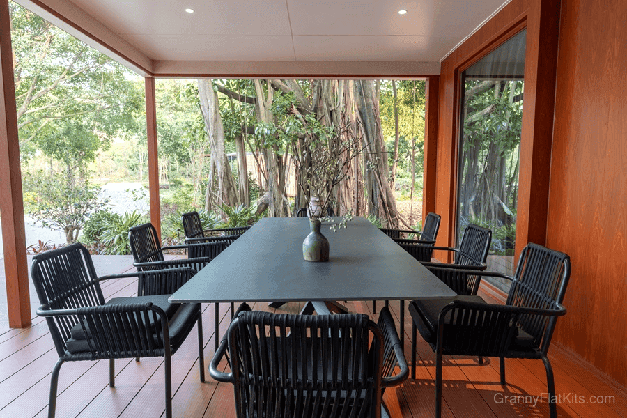 Second bedroom with ensuite in modular granny flat