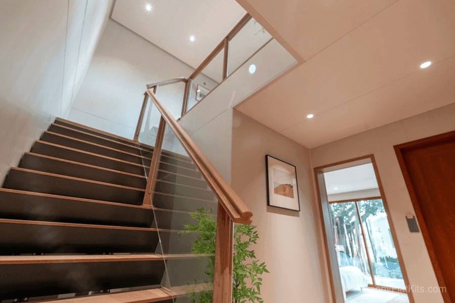 Modular home kitchen with premium appliances