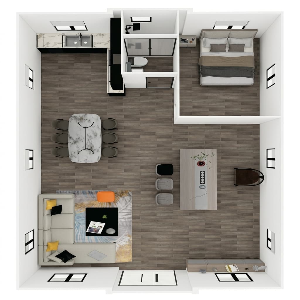 40FT Floor Plan 1