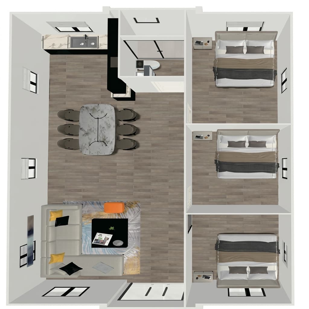 40FT Floor Plan 3