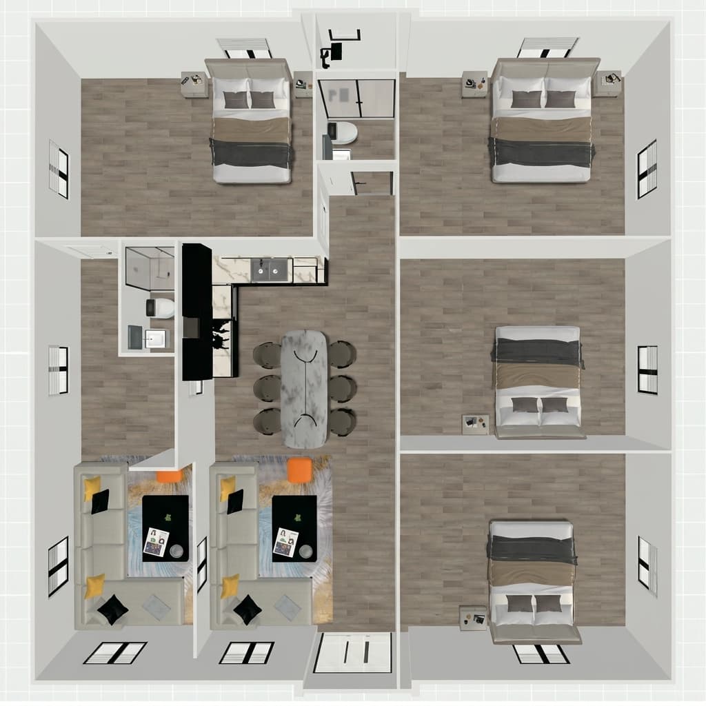 40FT Floor Plan 4